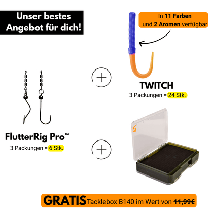 MasterPack inkl. GRATIS Tacklebox B140