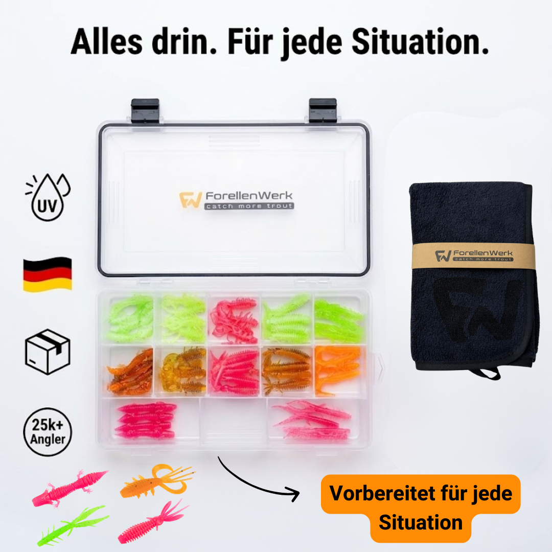 48 Köder BoosterBox inkl. GRATIS Mikrofaser-Handtuch