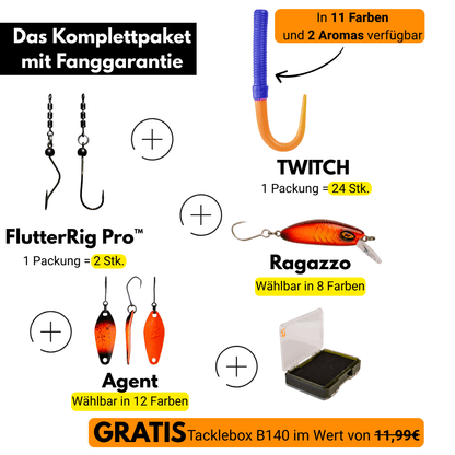 EliteSet inkl. GRATIS TackleBox B140